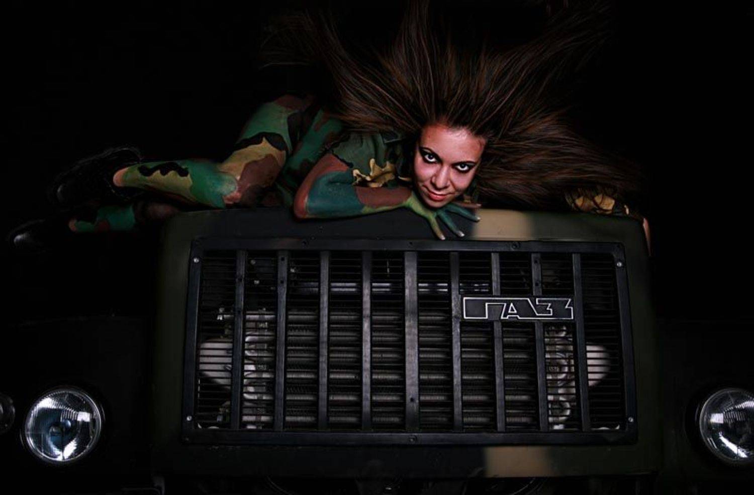 фурия,милитори,бодиарт,газ, Elena Bogomolova