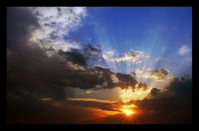 небо закат Одним вечером...photo preview