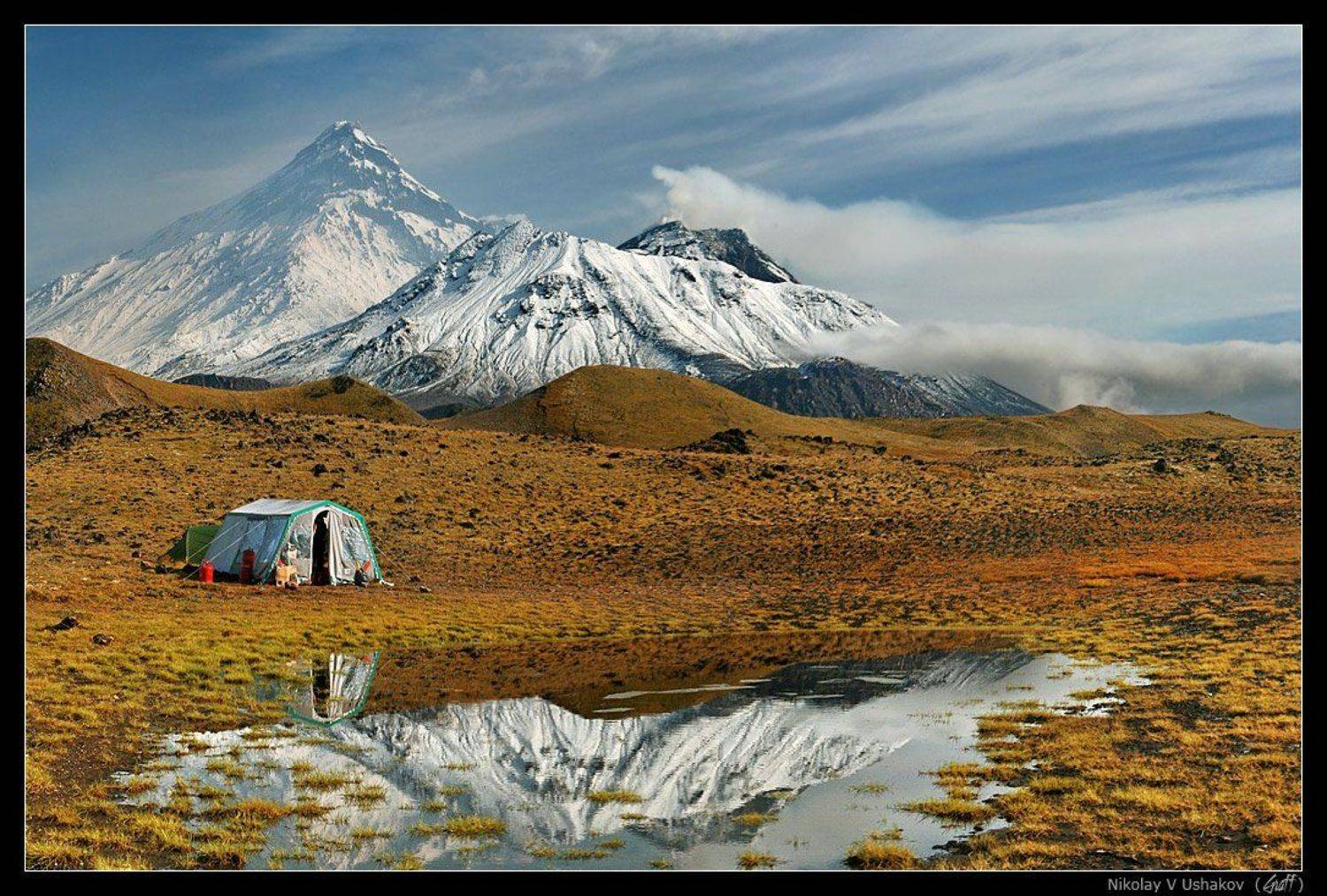 камчатка, вулканы, камень, безымянный, Николай Ушаков (Graff)