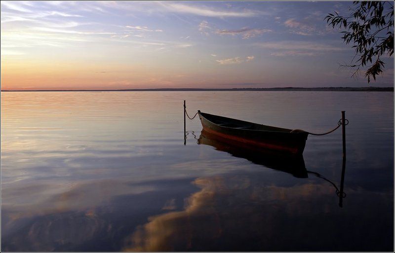 золотое, кольцо, переславль, залесский, плещеево, озеро, закат Лишь комариный писк тревожил тишину... (вечерняя)photo preview