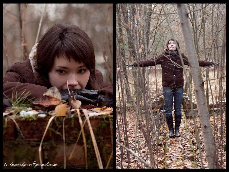 осень портрет Две стороны медалиphoto preview