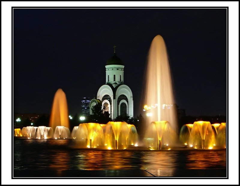 поклонная, гора, фонтаны, церковь на Поклонкеphoto preview