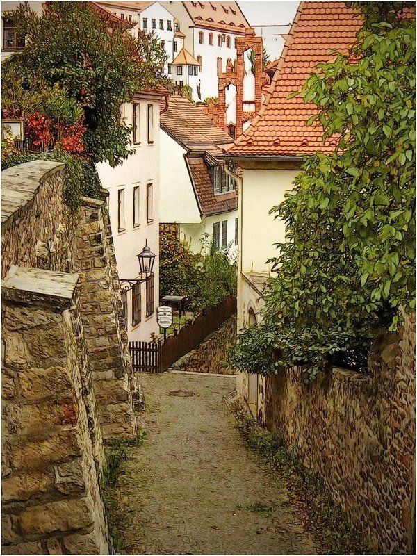 foto liubos, meissen, германия,  улочка Cтарый Мейссен фото превью