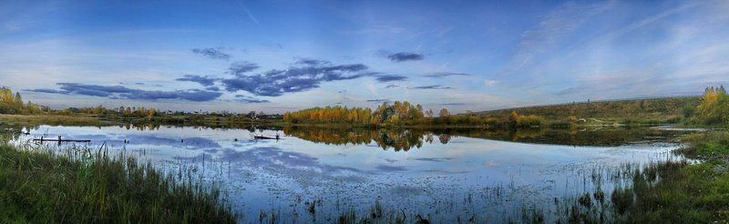 осень, пруд, гатова, вечер осенние краскиphoto preview