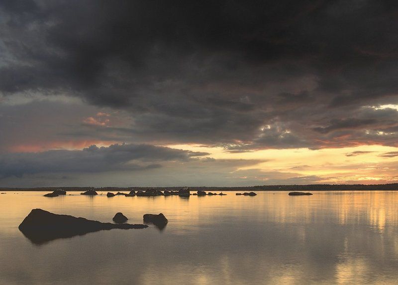 пейзаж, длинная выдержка, длинная, выдержка, long exposure, закат *** фото превью