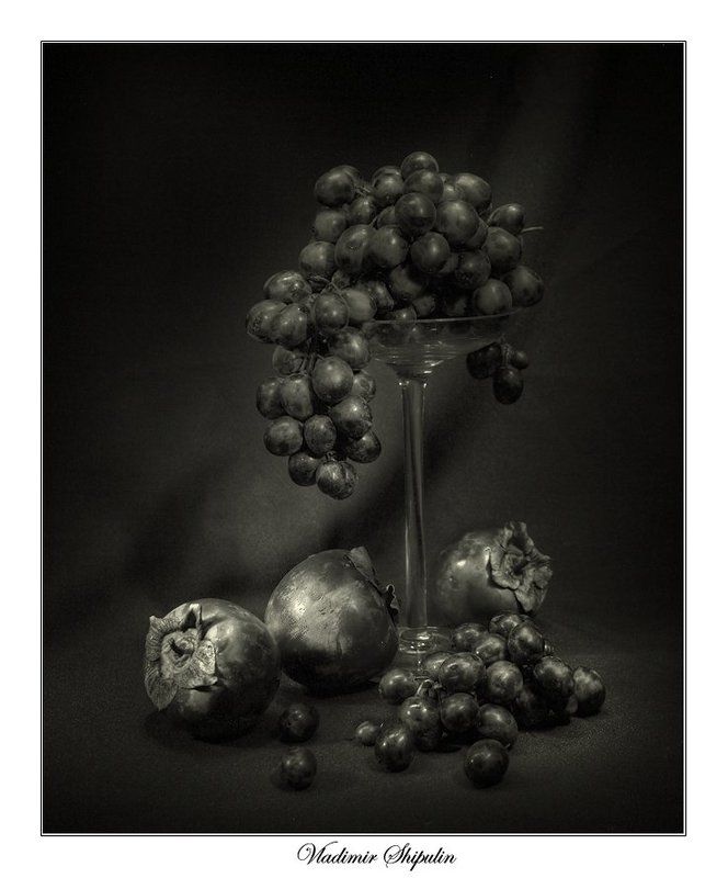 хурма,виноград,натюрморт,владимир,шипулин Классика...photo preview