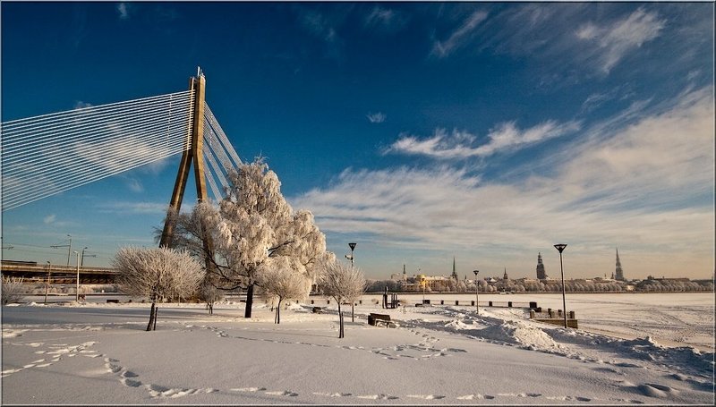 gorod v snegu...photo preview