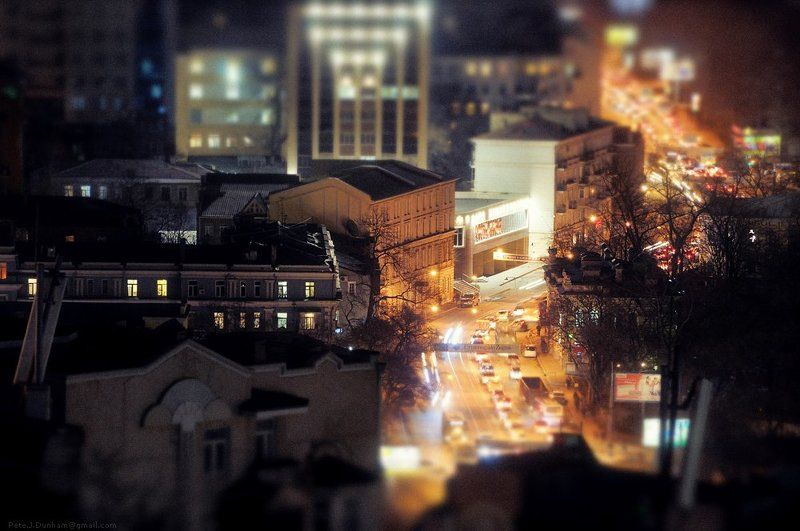 владивосток, ночь, темно, дорога, огни, дома, маленький, город Наш маленький городphoto preview