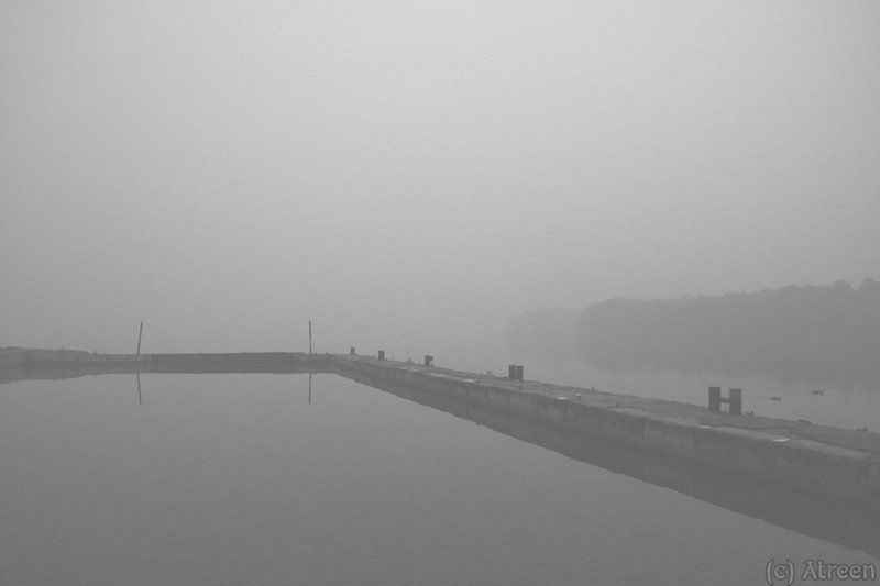 Дым, Москва, Москва-река, Река, Туман Речной туманphoto preview