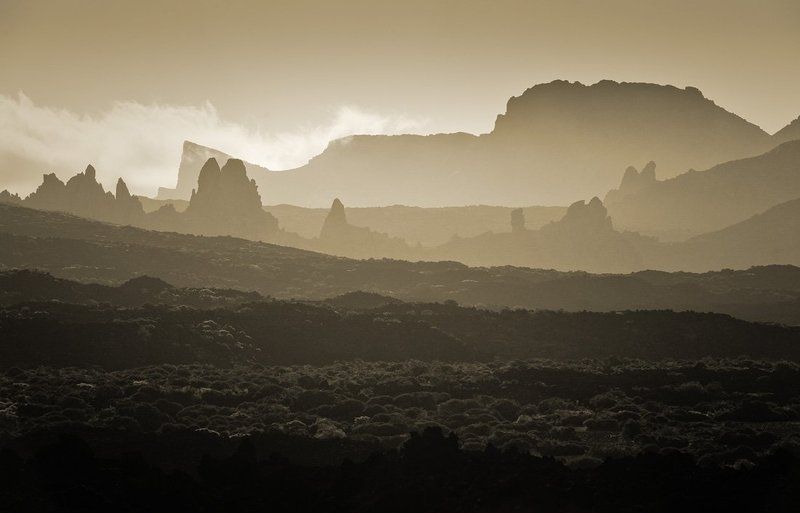 тенерифе,утро,лас каньядас дель тейде Слоиphoto preview