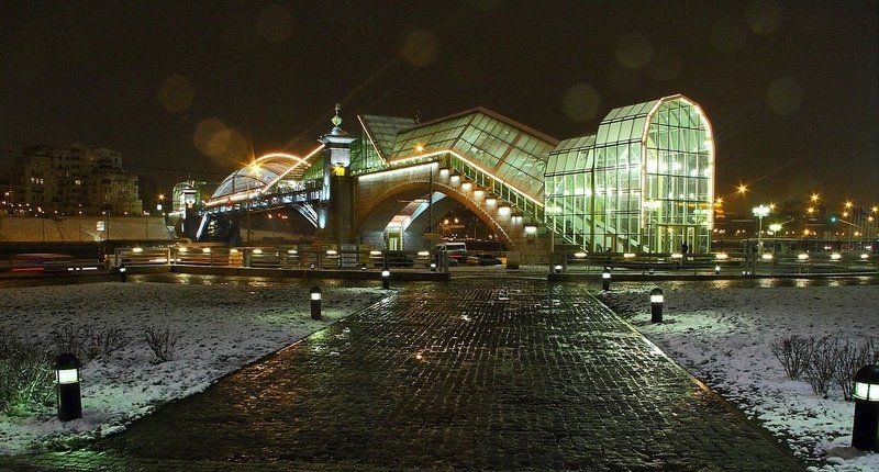 город,архитектура Ночная Москваphoto preview