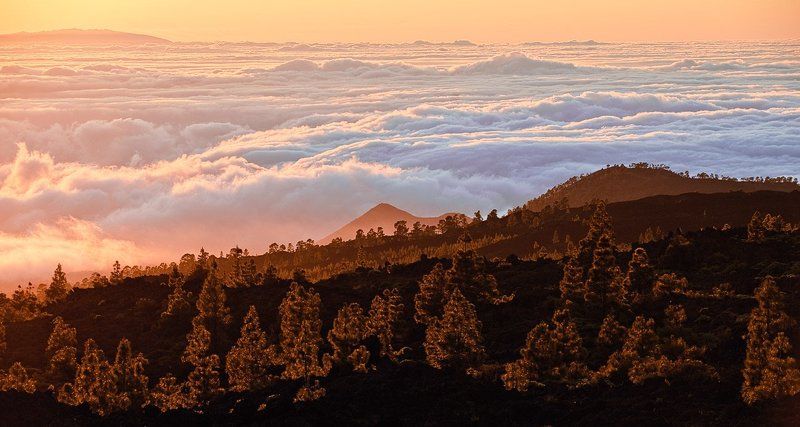 тенерифе,закат,лас каньядас дель тейде *photo preview