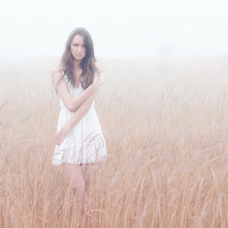 туман, девушка, утро, цвет Untitledphoto preview