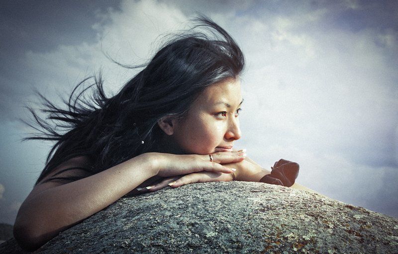 портрет,природа stone and naturephoto preview