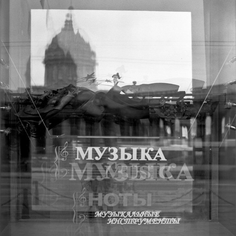 петербург, осень, чб, сф, невский Музыкаphoto preview