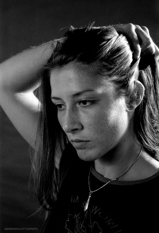 Portrait Photo Photography Ritratto Model Fashion Moda Girl Woman Italy B&W Letiziaphoto preview