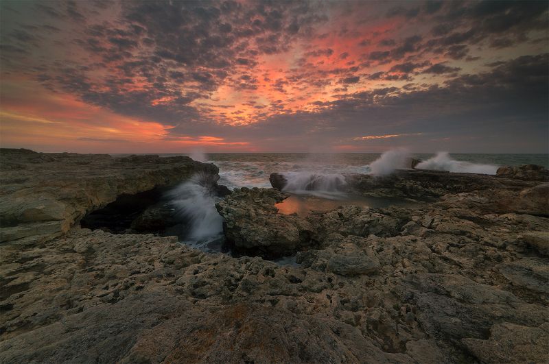 Утреннее море фото превью