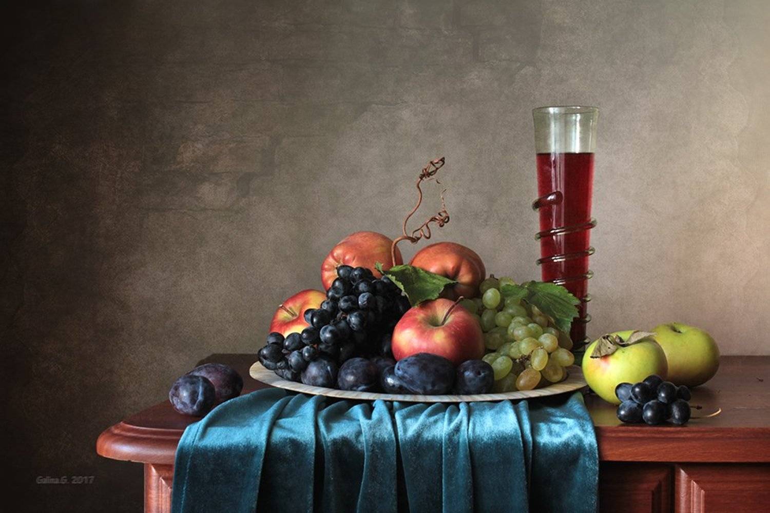 Фруктово-ягодный натюрморт. Автор: Ганина Галина , Ганина Галина