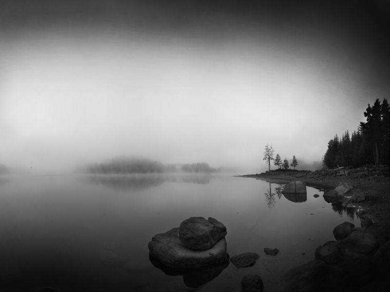 ожидание, утро, туман, озеро, гора, Родопа  Ожидание.photo preview