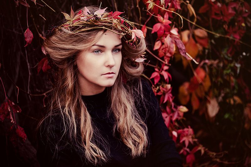 портрет,девушка,осень ***photo preview