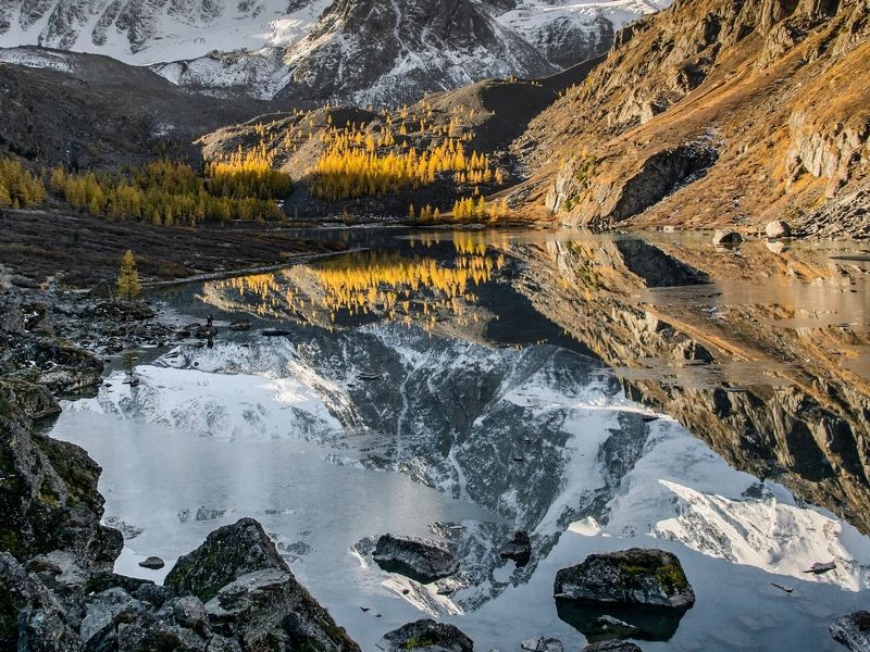 алтай,осень перевёрнутый мирphoto preview