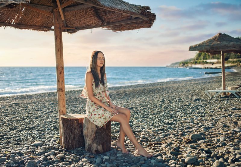 море, сочи, пляж, модель, никон, 35мм ***photo preview