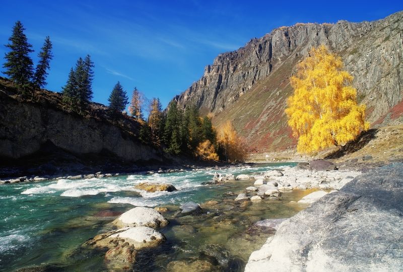 алтай, чуя осенняя Чуя / Алтайphoto preview