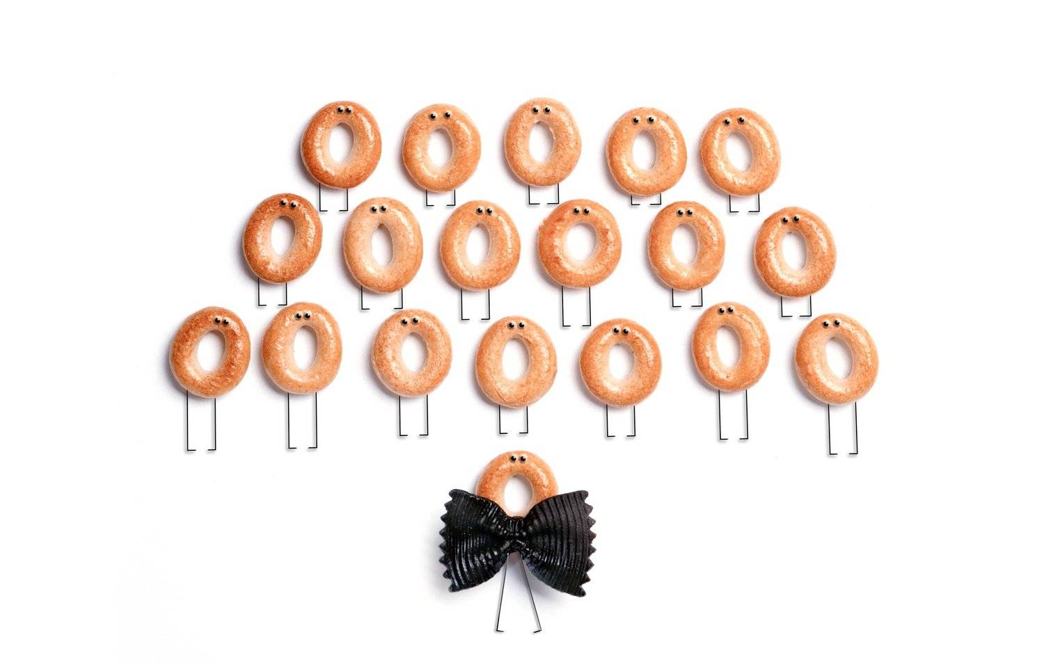 еда, сушки, баранки, макароны, концепт, креатив, детские иллюстрации, игра, Наталья Голубева