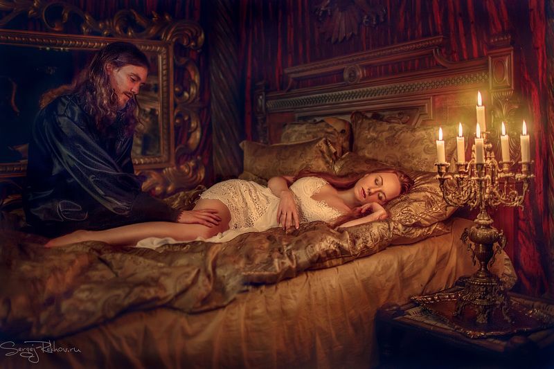 романтика, любовь, двое, ночь, эротика, рехов, сергейрехов, rekhov, sergejrekhov Сладкий сонphoto preview