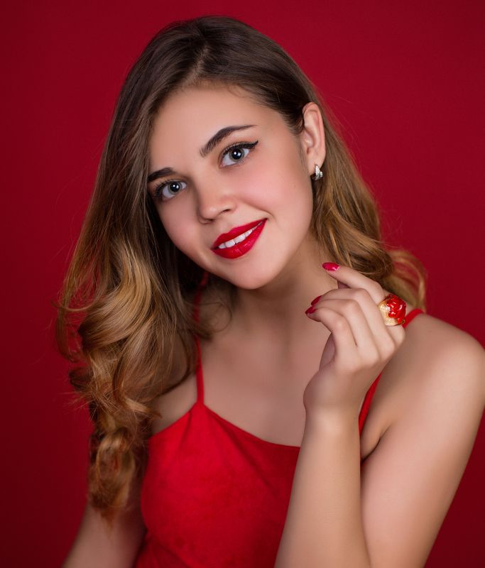 девушка студия мода портрет Светаphoto preview