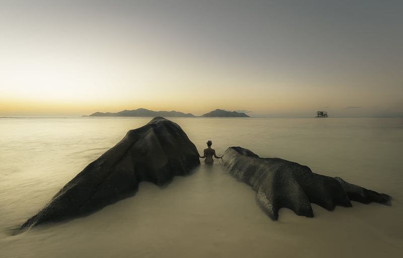 sea, water, landscape, fly, calm,island Flying awayphoto preview