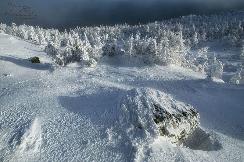 таганай, зима, южный урал В снежном плену.photo preview