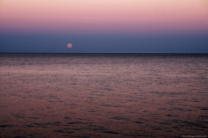 #Landscape #moonrise #sea Moon risephoto preview