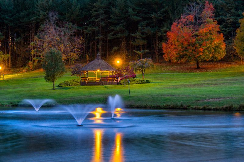 Fountains at nightphoto preview