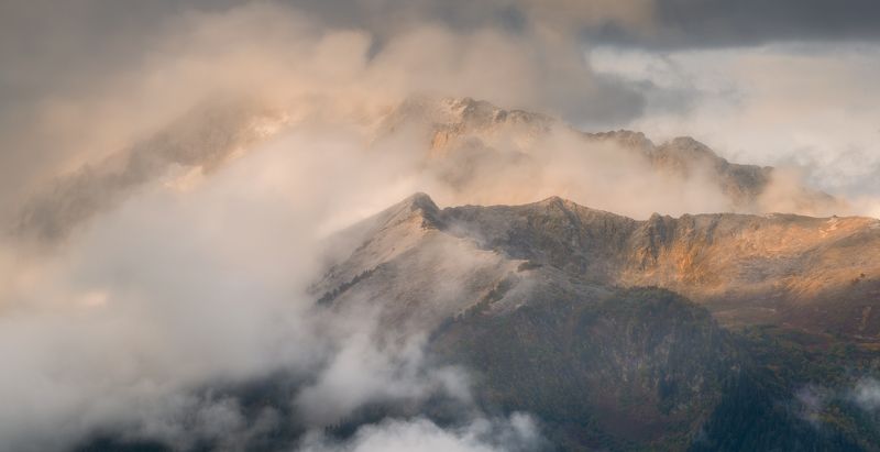 осень, октябрь, кчр, пхия, хребет, аркасара, закзан, -, сырт ОСЕННИМ УТРОМphoto preview