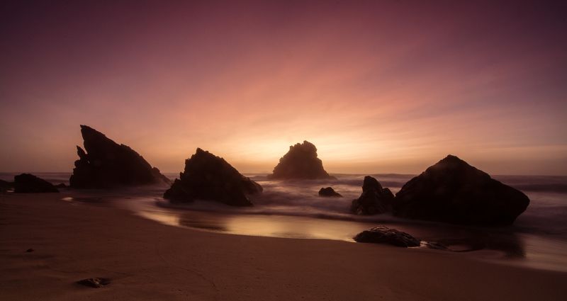 Закат, Атлантический океан, Португалия Волшебство атлантического заката фото превью