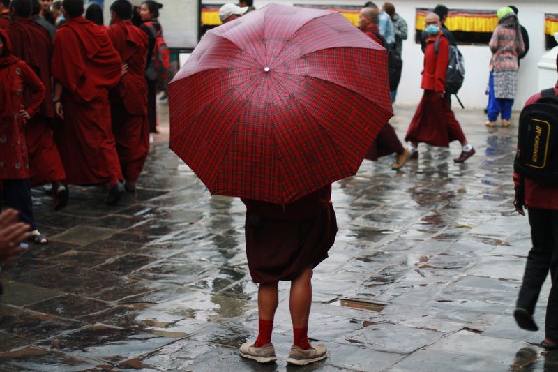 monk, kathmandu, nepal ***photo preview