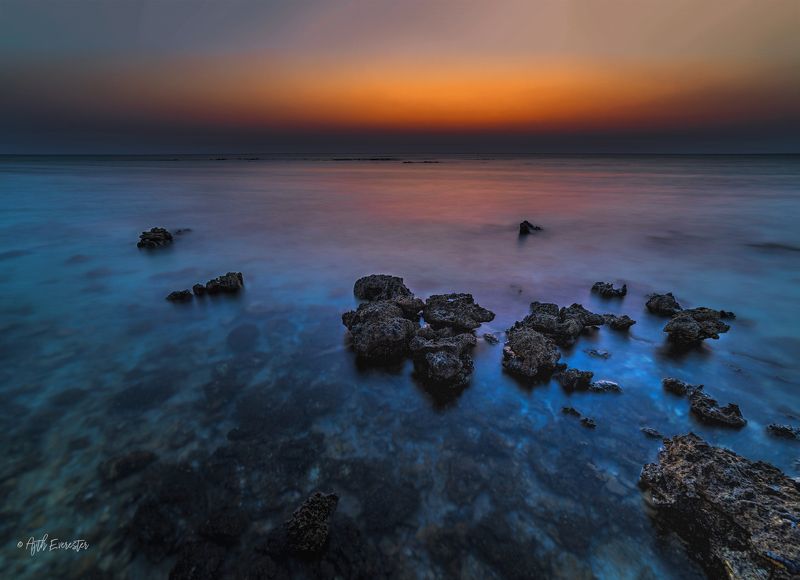 sunset, qatar, doha, seascape, Sunset Sky in Qatarphoto preview