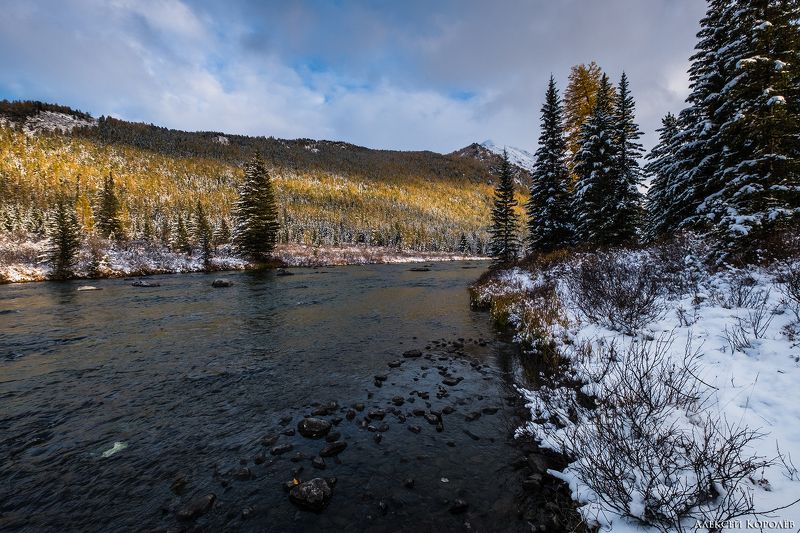 алтай, сибирь, россия, горы, река, снег, природа, пейзаж, закат, altai, siberia, russia, mountains, river, snow, nature, landscape, sunset Река Мульта 1photo preview