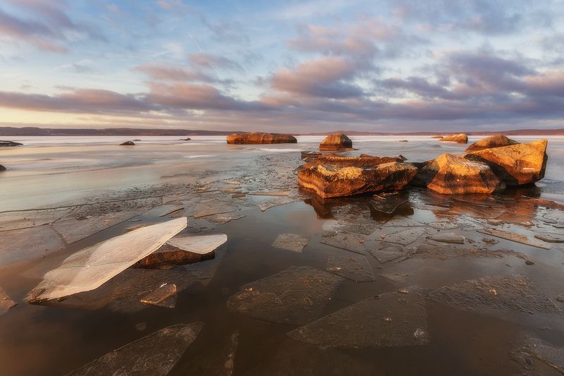 Урал, Средний Урал, лед, ледостав, Верх-Исетский пруд, Екатернибург Ледостав на Среднем Уралеphoto preview