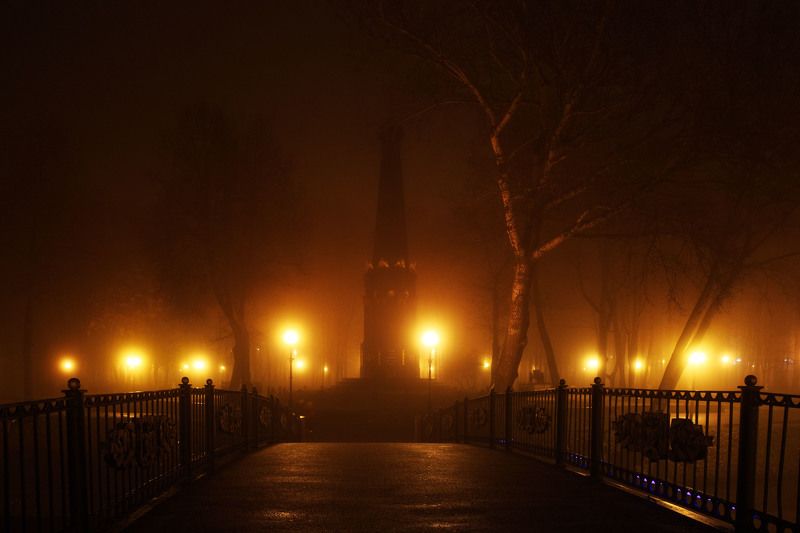 вечер, туманphoto preview