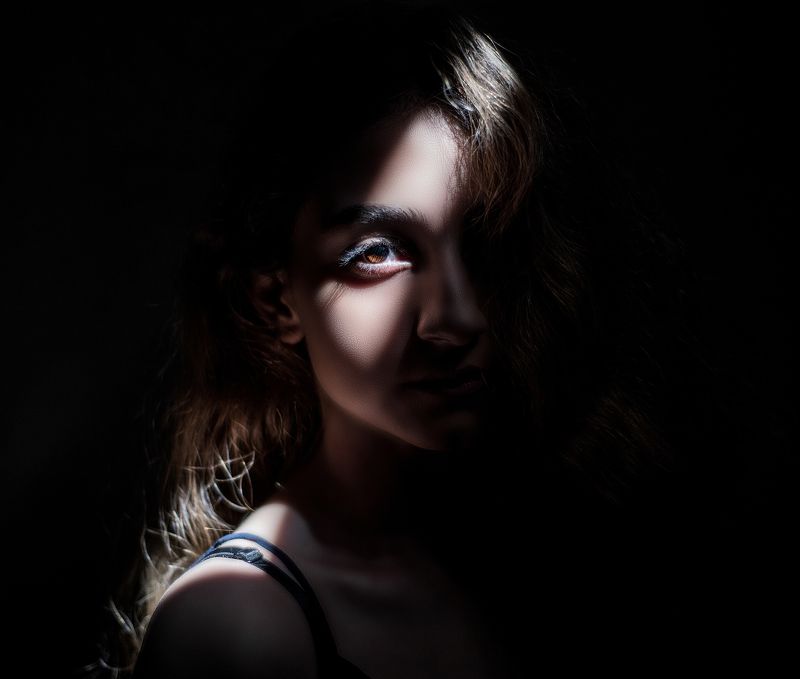 Eyes, Dark-Portrait, Portrait, Natural-Light Fearphoto preview