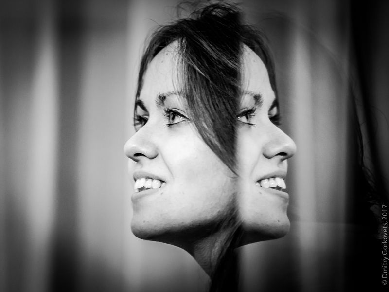#портрет #отражение #неверэндингфан #алексейникишин #photobydmitrygorkovets #portrait #bw #bnw Отражениеphoto preview