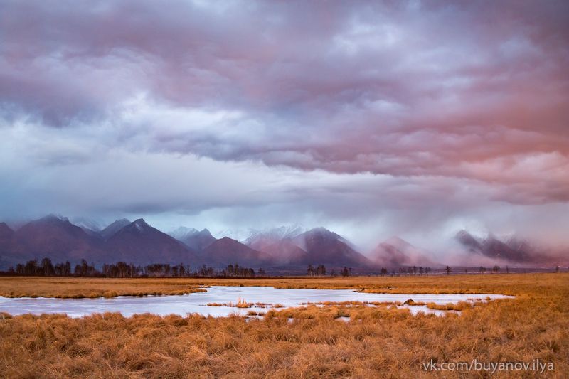 Закат в Саянахphoto preview