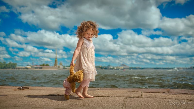 девочка, питер, нева, река, прогулка, рехов, сергейрехов, rekhov, sergejrekhov Прогулка по Петербургуphoto preview