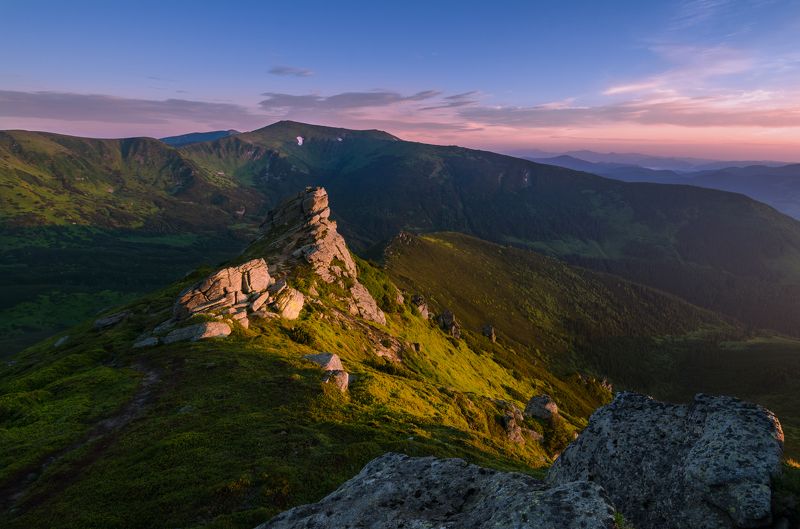 карпаты, черногорский хребет, гора ушастый камень, гора мунчель ***photo preview