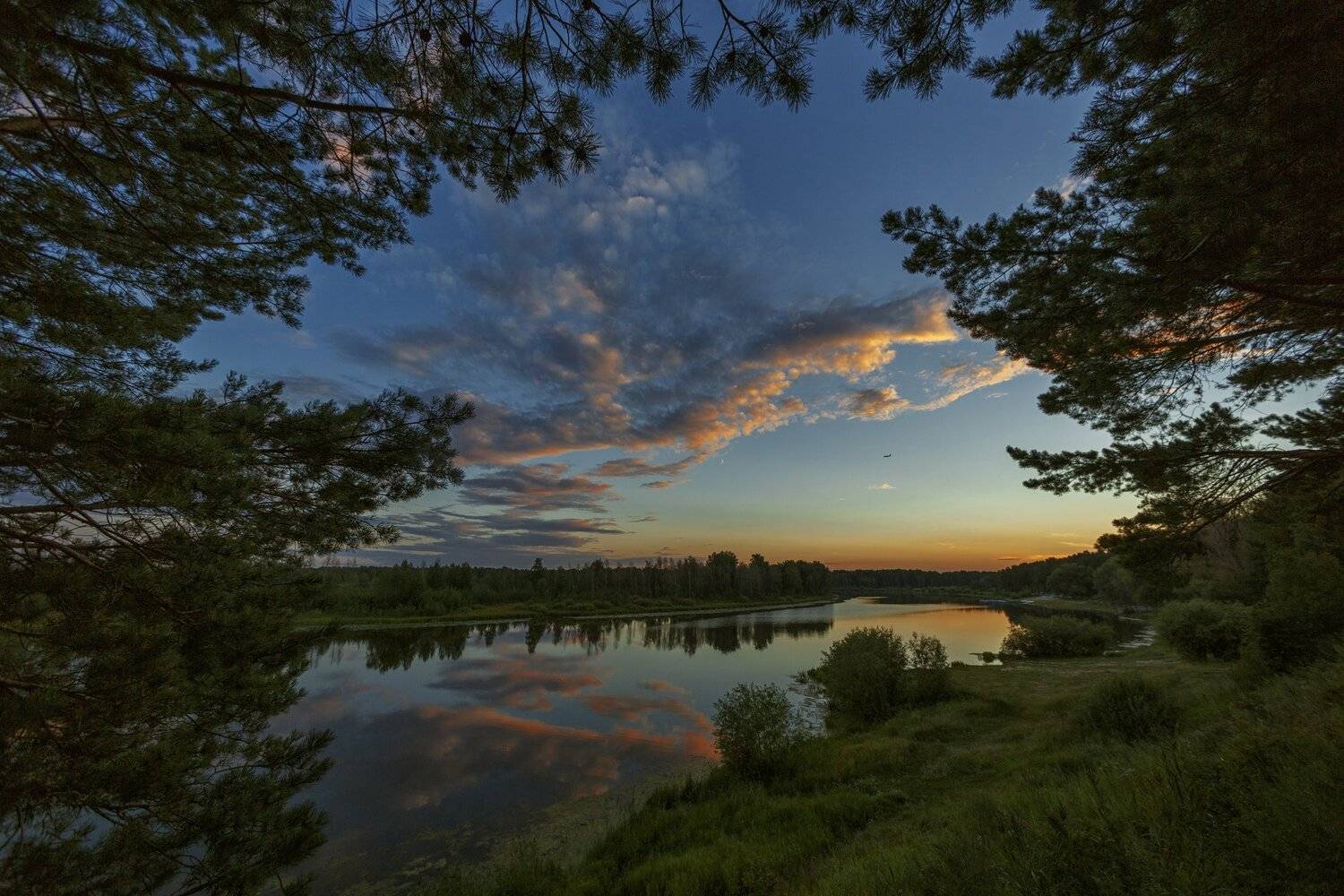 Закат на озере Кривое. Автор: Шевченко Николай , Шевченко Николай