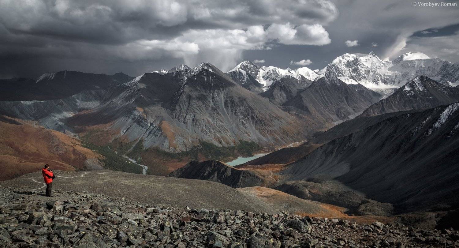 Встреча. Автор: Roman Vorobyev алтай, горы, снег, первый снег, горный алтай, осень, белуха, Roman Vorobyev