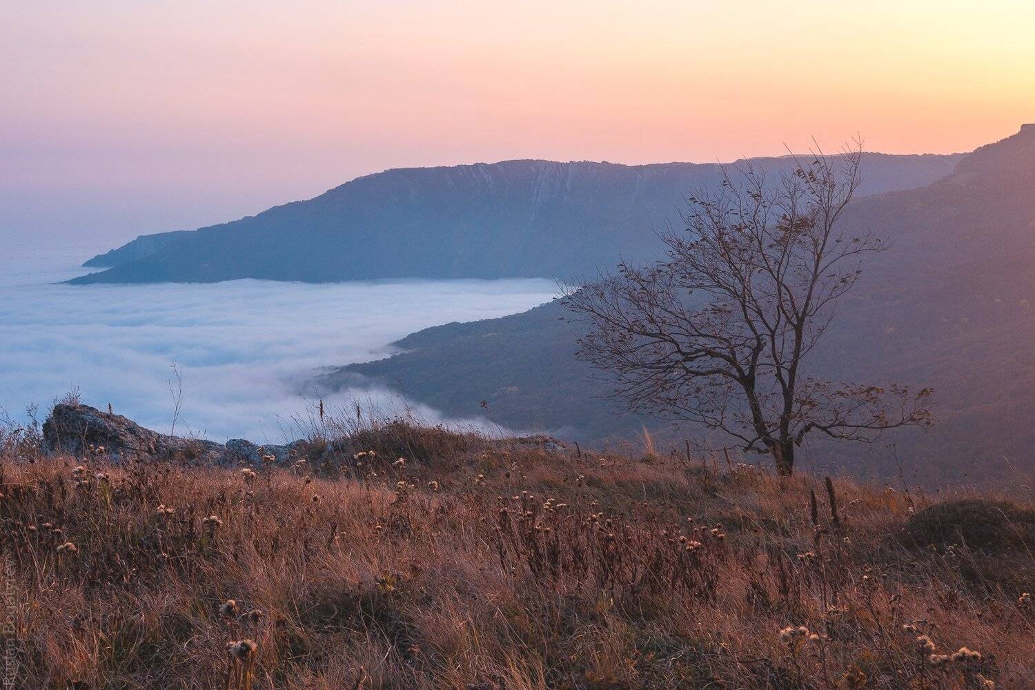 autumn, russia, sea, sunset, mountains, color, nature, sky, море, осень, горы, crimea, россия, крым, Ruslan Bogatyrev