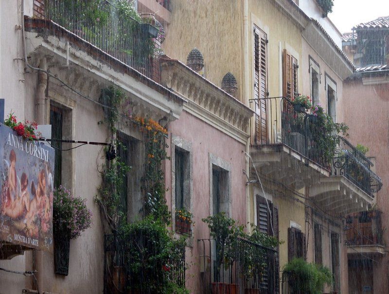 дождь, город Дождь фото превью